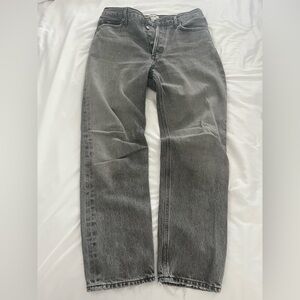Agolde Women’s Straight Gray Jeans